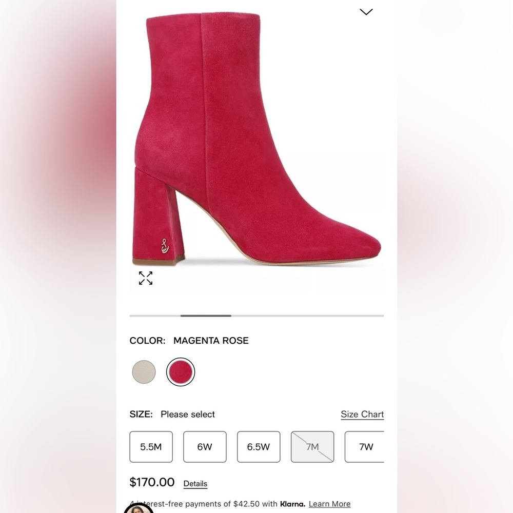 Sam Edleman Codie Barbie Pink Booties